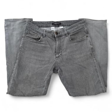 Graue Slim-Fit-Jeans