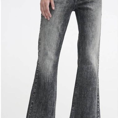 Verwaschene graue Jeans