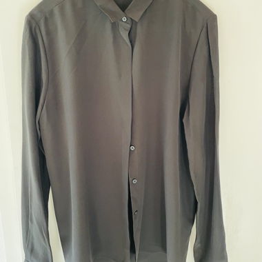 & Other Stories Silk Blouse Black Gr. 38