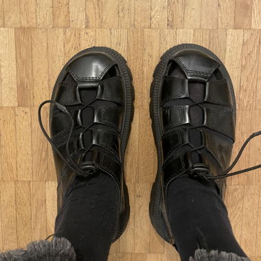 MIISTA E8 Black Sandals NEW
