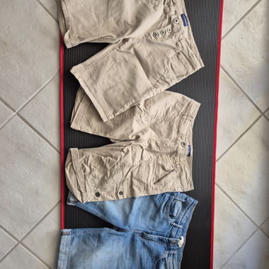 3 paires de shorts, taille S 36