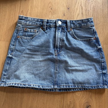 Gonna in denim Stradivarius