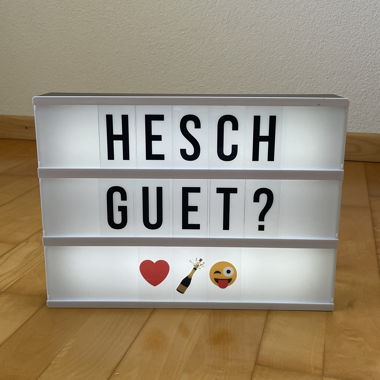letter light box