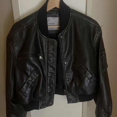 Lederjacke 