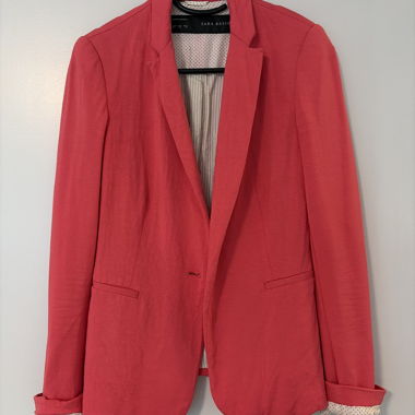 Pinkfarbene Zara Basic-Blazer