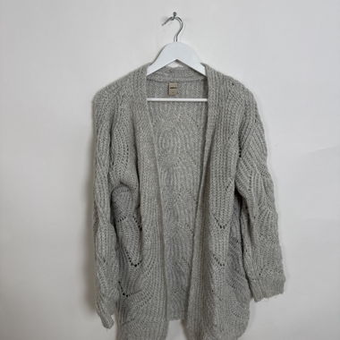 Zebra Knit Cardigan