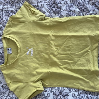 T-shirt giallo Puma S