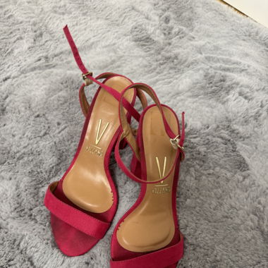 Pinke Sandalen