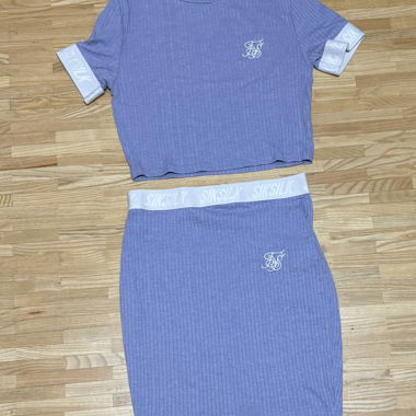 Set SIKSILK coordinato lilla, taglia 38