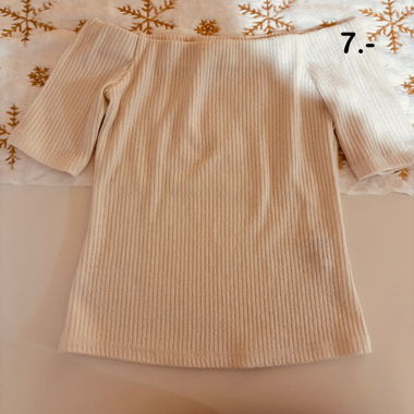Maglione a Coste Beige