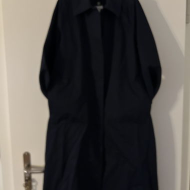 Dark blue trench coat