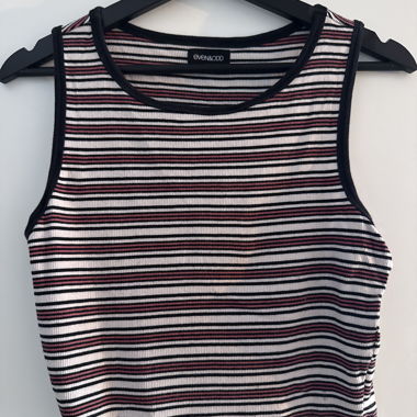 Striped Cropped Top