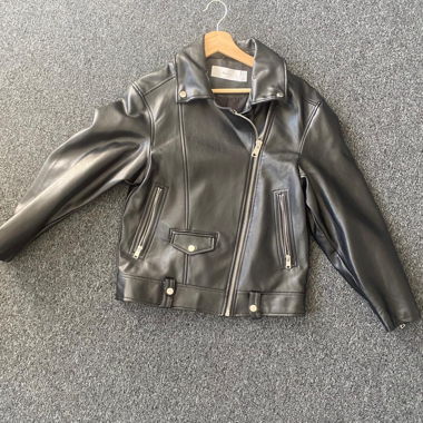 Black Faux Leather Jacket