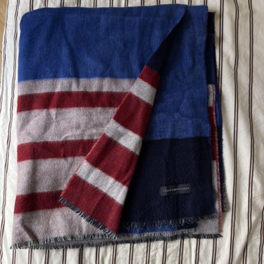 Tommy Hilfiger scarf blue/red