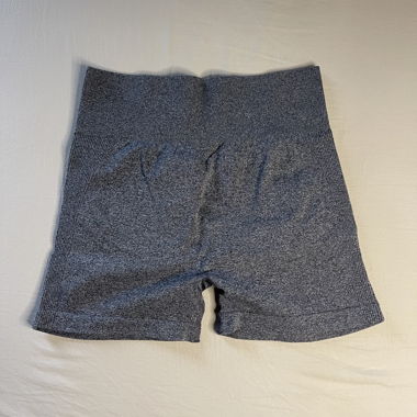 Short de sport sans coutures gris