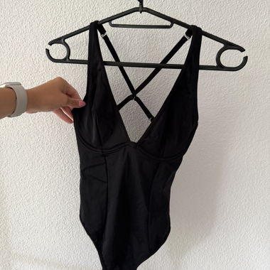 Body à fines bretelles noir XS
