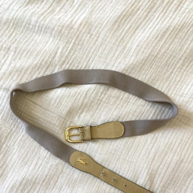 Lacoste Gürtel mit goldenen Details