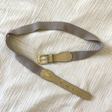 Lacoste Gürtel mit goldenen Details