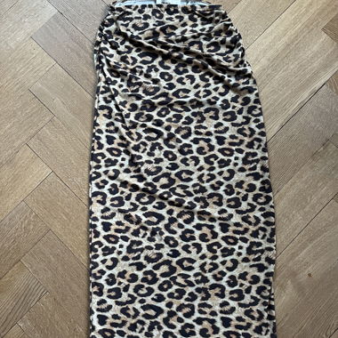 Leopardenmuster Maxirock