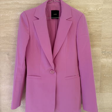 Blazer rosa sartoriale Made in Italy 