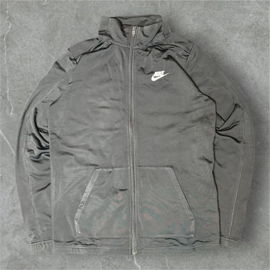 black Nike zipper 