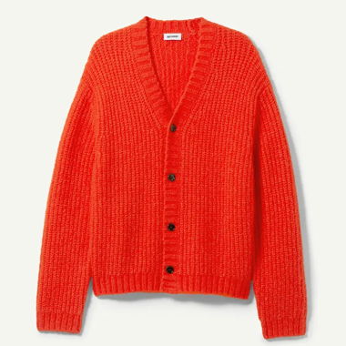 Cardigan Weekday orange
