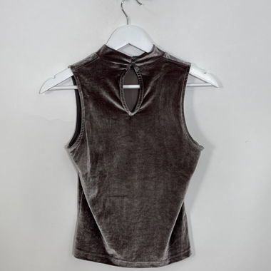 Stradavarius Velvet-Top mit Rollkragen