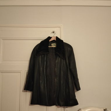 Veste en cuir vintage