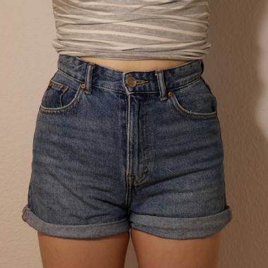 Pantaloncini in denim
