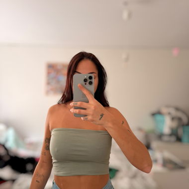 Weekday Sage Grey Bandeau
