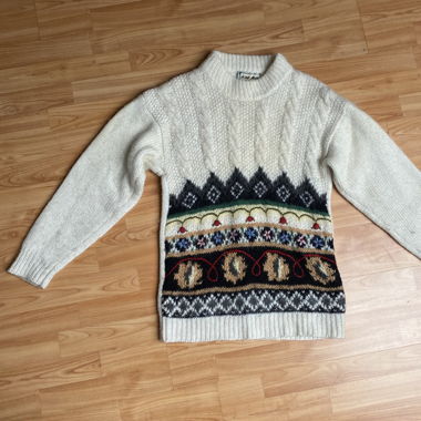 Strickpullover mit Muster