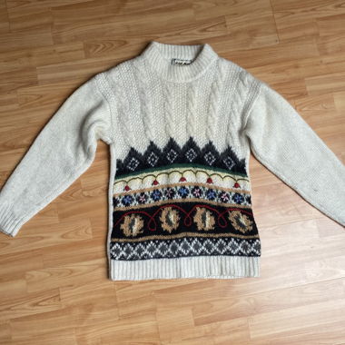 Strickpullover mit Muster