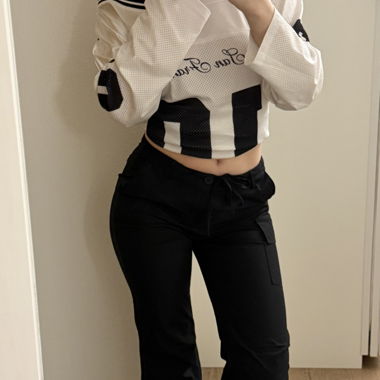 Black Trench Pants