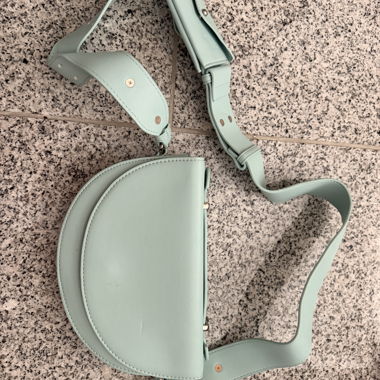 Borsa a tracolla verde menta