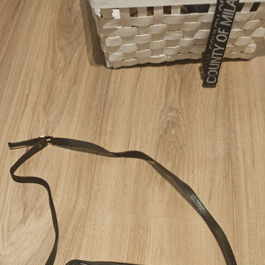 MAISON MOLLERUS Vintage Schwarze Umhängetasche
