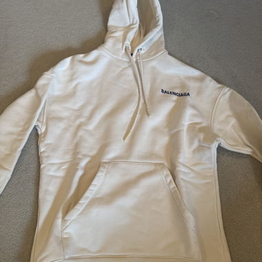 Balenciaga Hoodie Weiss