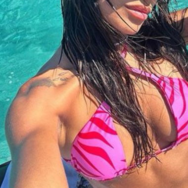 Cute Pink Zebra Bikini Set 🩷🐚✨🦓🌞🌸