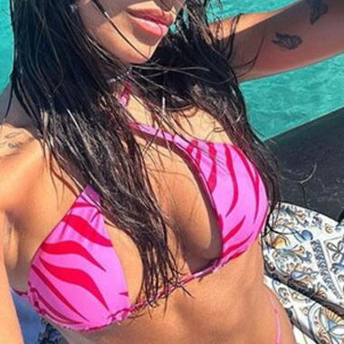 Cute Pink Zebra Bikini Set 🩷🐚✨🦓🌞🌸