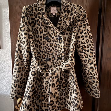 Manteau léopard taille 42