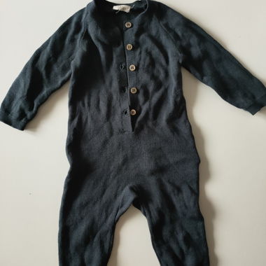 Combinaison en tricot pour bébé/ grenouillère