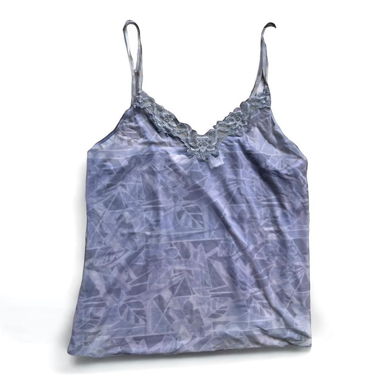 Light violet lingerie top with hem