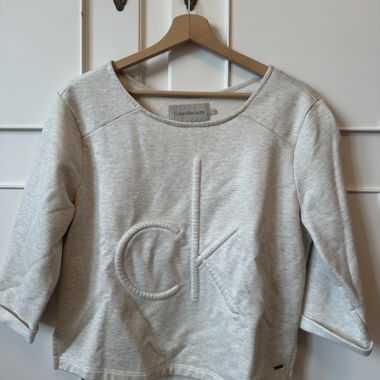 Felpa beige Calvin Klein Jeans S