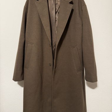 ZARA Brown Wool Coat Gr. M