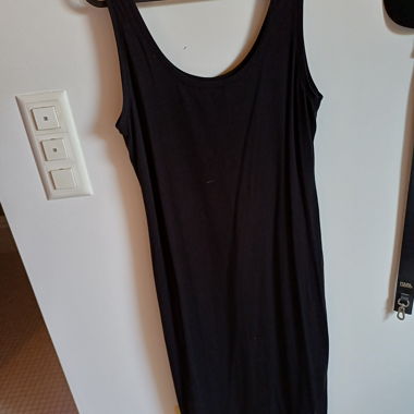 Robe débardeur noire