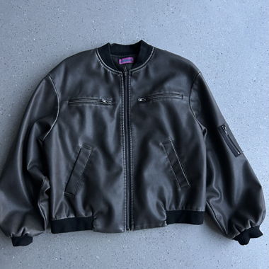 Veste bomber noire