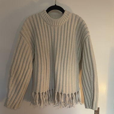 H&M fringe sweater