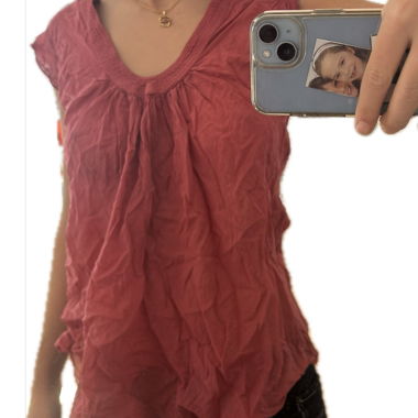 luftiges t shirt aus leinen
