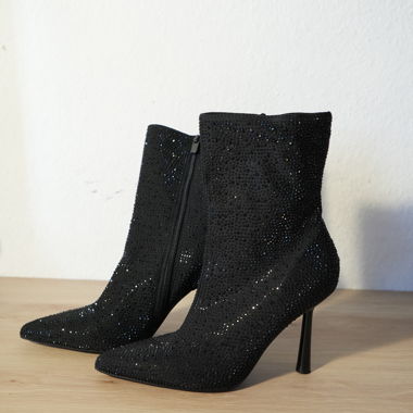 Bottines à talons noires