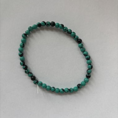 Bracciale di perline turchese-nero