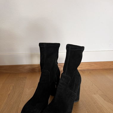Suede Sock Boots